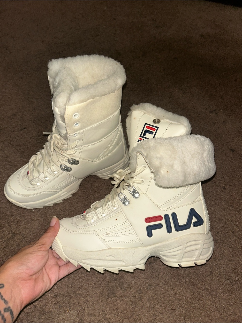 Preowned Fila Disruptor Boot Women’s 6